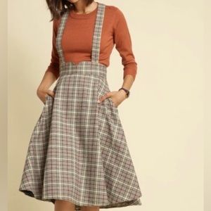 ModCloth plaid skirt
